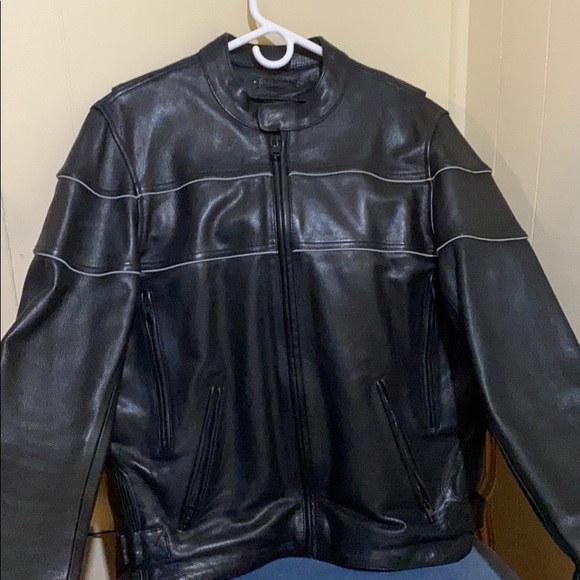 Men’s leather jacket - Picture 1 of 3
